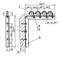 Опора для крепления трубопроводов АПЭ 1572 18 мм