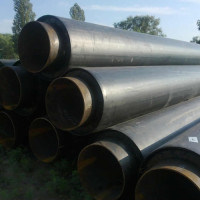 Изоляция стальной трубы (Труба ППУ ПЭ) 76х3,5х140 мм ГОСТ 30732-2020